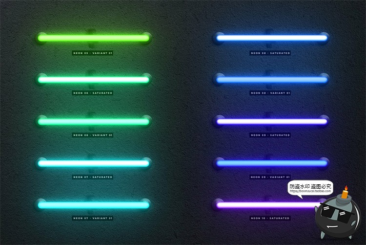 图片[11]-炫酷霓虹灯背景机械赛博朋克风格场景效果ASL样式PNG后期合成素材-设计猿