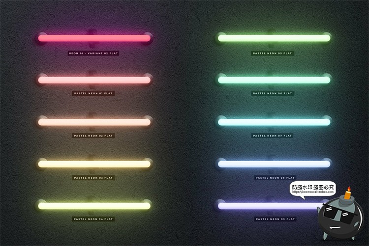 图片[18]-炫酷霓虹灯背景机械赛博朋克风格场景效果ASL样式PNG后期合成素材-设计猿