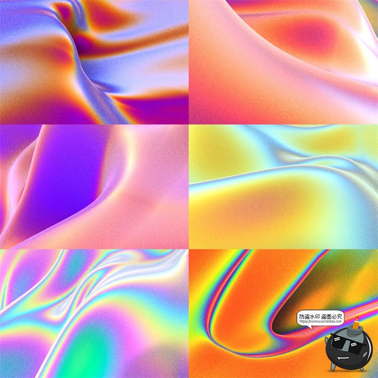 图片[7]-炫彩镭射液态时尚科幻未来抽象流体渐变视觉海报背景JPG图片素材-设计猿