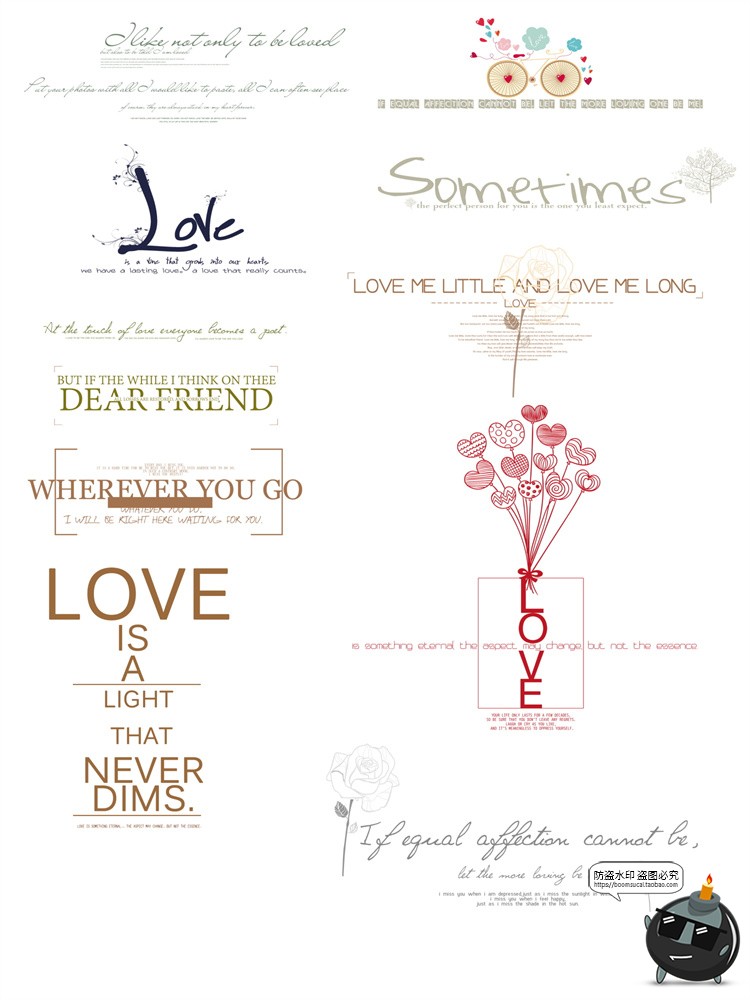 图片[18]-英文字体排版占位排列主题相册文字后期海报装饰PSD模板PS素材-设计猿