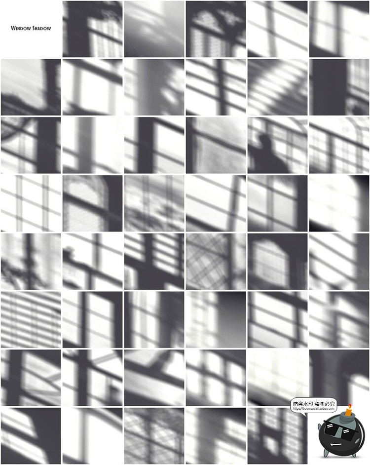 图片[2]-窗户阴影关照遮挡缝隙文艺特效效果照片JPG图片叠层后期合成素材-设计猿