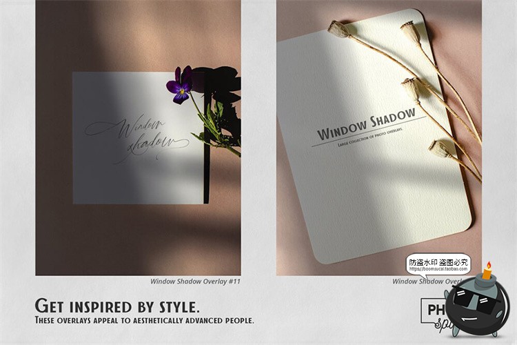 图片[3]-窗户阴影关照遮挡缝隙文艺特效效果照片JPG图片叠层后期合成素材-设计猿