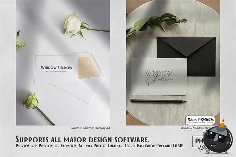 图片[5]-窗户阴影关照遮挡缝隙文艺特效效果照片JPG图片叠层后期合成素材-设计猿