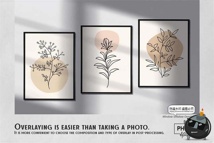 图片[8]-窗户阴影关照遮挡缝隙文艺特效效果照片JPG图片叠层后期合成素材-设计猿