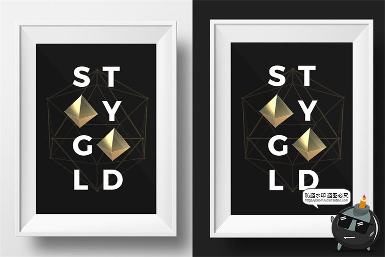 图片[3]-金属三维金色3D几何立体锥形点线结构海报创意元素PNG免抠素材-设计猿