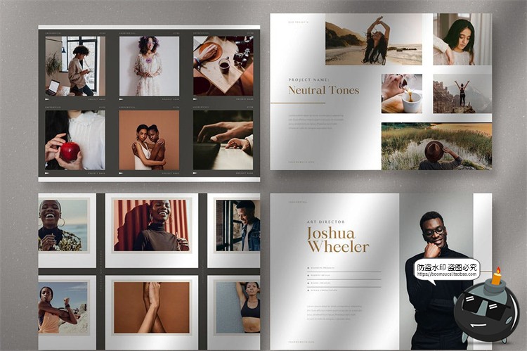 图片[8]-时尚简约品牌手册画册排版宣传册杂志模板AI矢量CMYK可印刷素材-设计猿