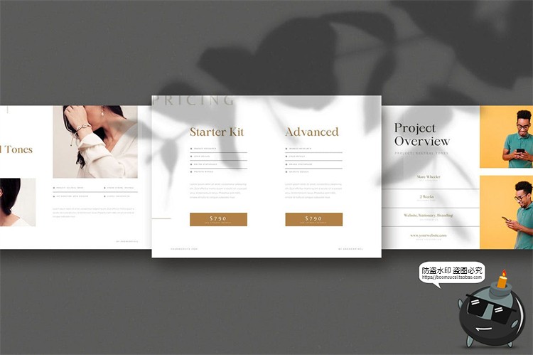 图片[12]-时尚简约品牌手册画册排版宣传册杂志模板AI矢量CMYK可印刷素材-设计猿