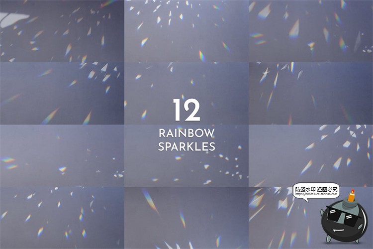 图片[4]-绚丽微光炫光彩虹棱镜光斑照片叠加背景JPG叠层图片后期合成素材-设计猿