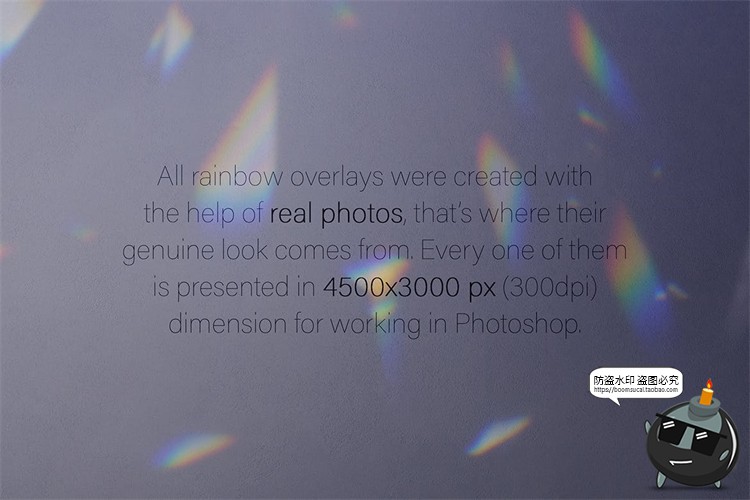 图片[6]-绚丽微光炫光彩虹棱镜光斑照片叠加背景JPG叠层图片后期合成素材-设计猿