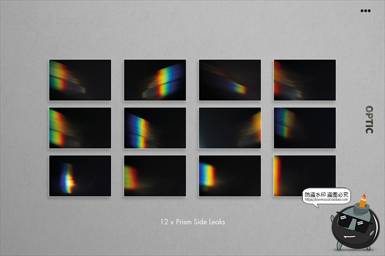 图片[8]-绚丽微光炫光彩虹棱镜光斑照片叠加背景JPG叠层图片后期合成素材-设计猿