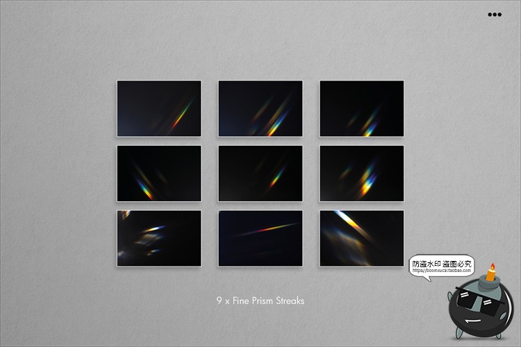图片[10]-绚丽微光炫光彩虹棱镜光斑照片叠加背景JPG叠层图片后期合成素材-设计猿