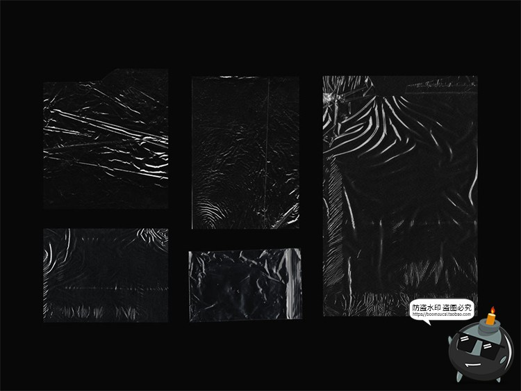 图片[8]-新复古黑白抽象酸性石膏艺术雕塑动物花卉PNG透明免抠剪贴画素材-设计猿