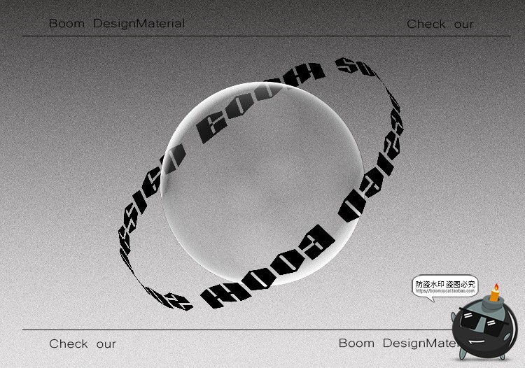 图片[1]-酸性晶体3D透明纯净黑白玻璃塑料不规则几何立体字母符号PNG素材-设计猿