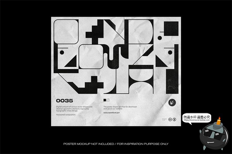 图片[8]-孟菲斯风抽象几何方块色块背景底纹印刷AI矢量图案PNG免抠素材-设计猿