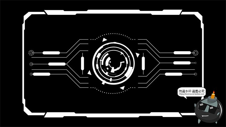 图片[3]-科幻未来赛博朋克HUD屏幕仪表盘数据图表分析UI界面PSD模板PS素材-设计猿