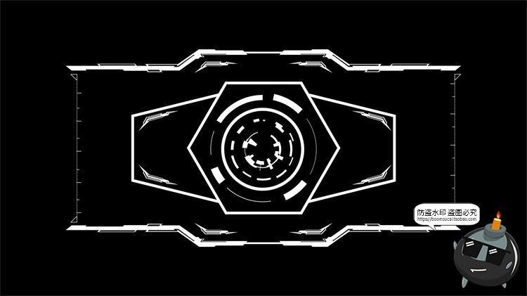 图片[4]-科幻未来赛博朋克HUD屏幕仪表盘数据图表分析UI界面PSD模板PS素材-设计猿