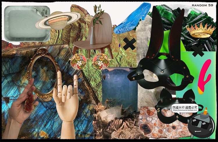 图片[9]-复古赛博朋克未来机能拼贴艺术人物酸性图形元素剪贴画PNG素材-设计猿