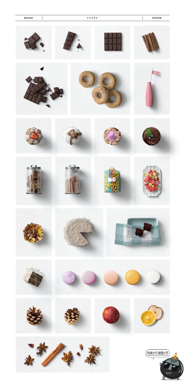 图片[18]-侘寂食品专题轻奢美食香料产品包装食材餐饮食材PSD模板PS素材-设计猿