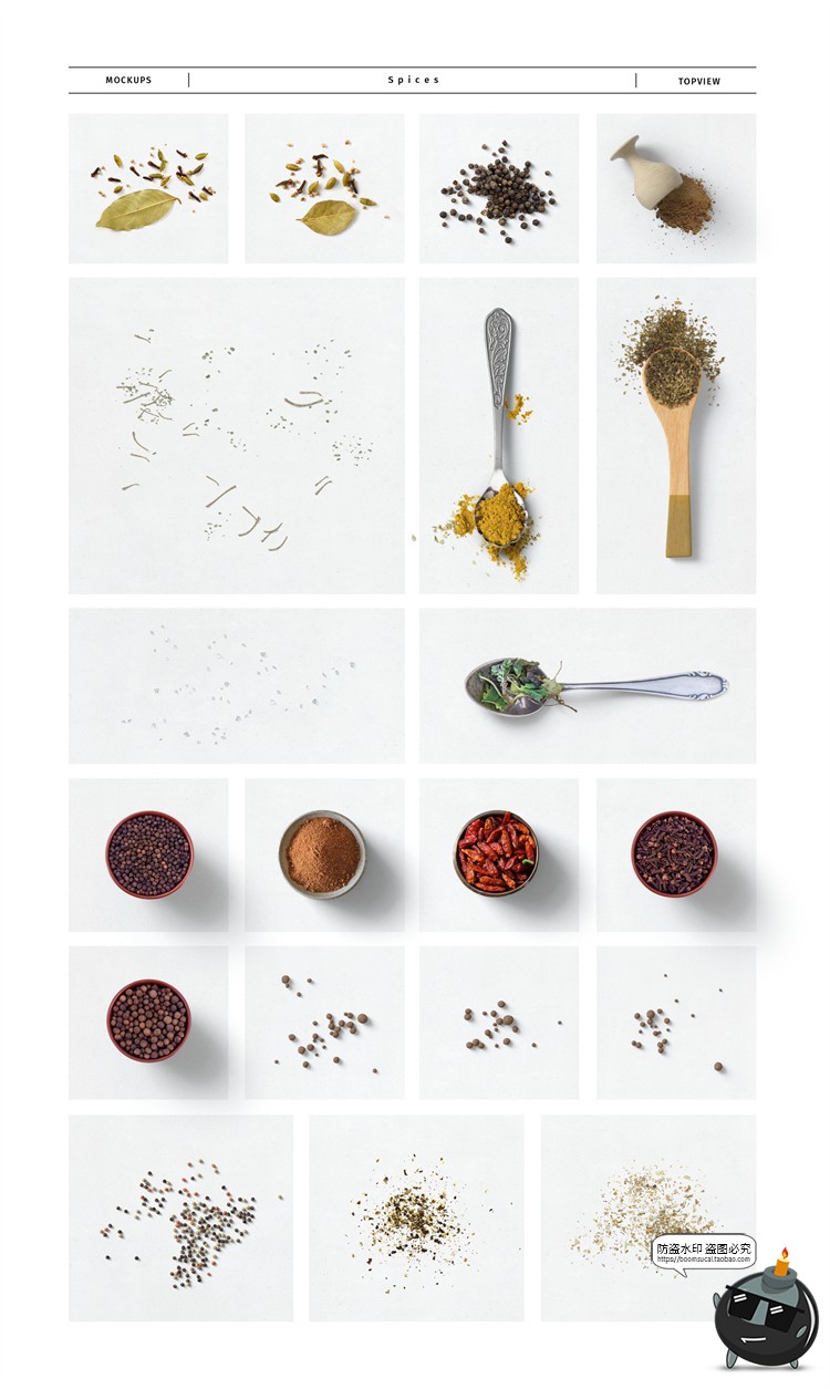 图片[43]-侘寂食品专题轻奢美食香料产品包装食材餐饮食材PSD模板PS素材-设计猿
