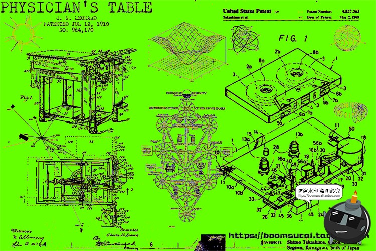 图片[1]-复古手写科技科幻涂鸦公式草稿纸图形装饰PNG免抠元素背景素材-设计猿