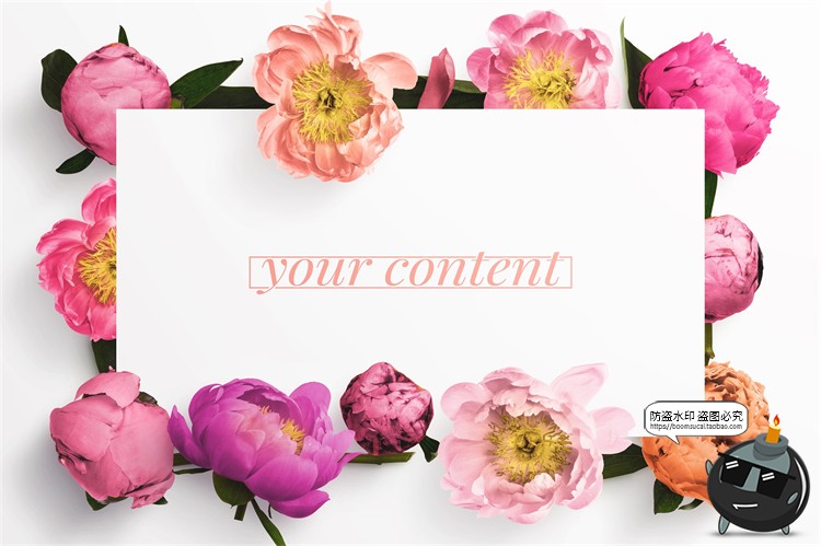图片[21]-鲜花专题牡丹花卉芍药花艺花店植物花瓣PNG免抠源文件PSD模板素材-设计猿