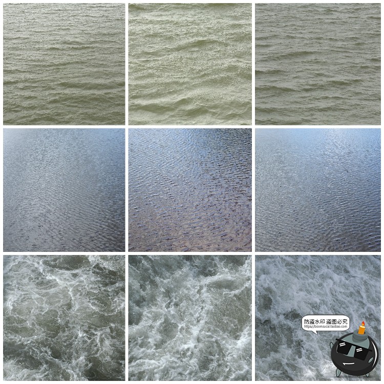 图片[5]-水面海面湖面水纹浪花纹理效果后期合成波纹泡沫景观JPG图片素材-设计猿