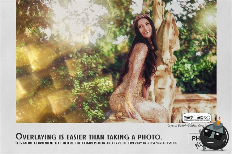 图片[2]-水晶散景散光光晕折射光斑效果照片叠加层后期合成JPG图片素材-设计猿