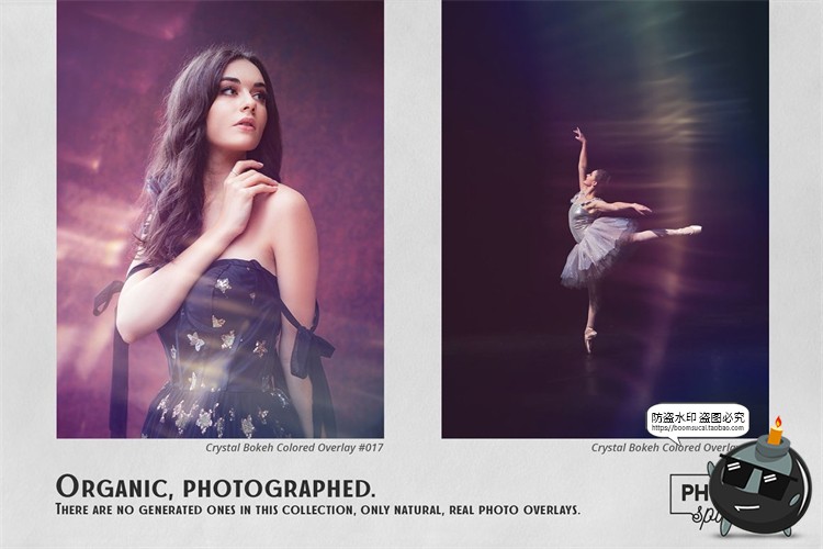 图片[3]-水晶散景散光光晕折射光斑效果照片叠加层后期合成JPG图片素材-设计猿