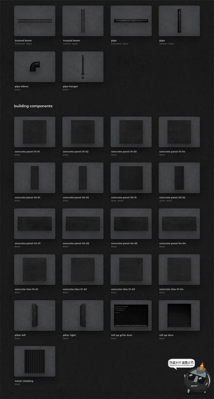 图片[8]-霓虹灯专题灯管配件建筑框架发光字特效PSD模板ASL样式字体素材-设计猿