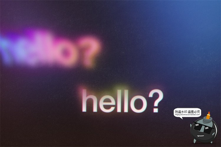 图片[2]-梦幻迷离扭曲都市霓虹渐变风格图层样式文字体特效PSD模板PS素材-设计猿