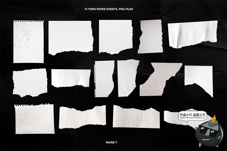 图片[10]-潮流透明塑料铝箔褶皱胶带包装专题碎纸标签后期合成PNG元素素材-设计猿