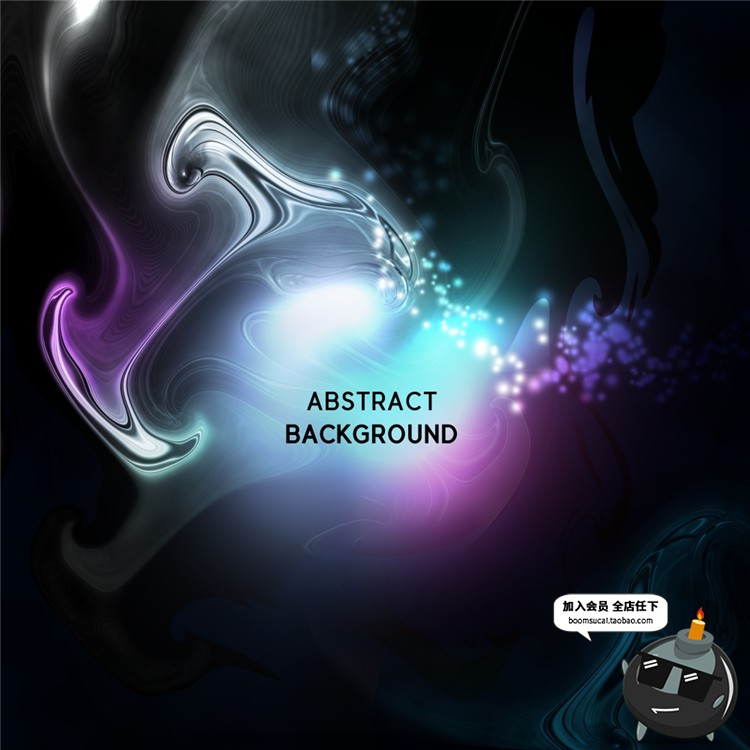 图片[10]-绚丽光圈圆环圆形光效科技感未来特效标志边框PSD分层PS模板素材-设计猿