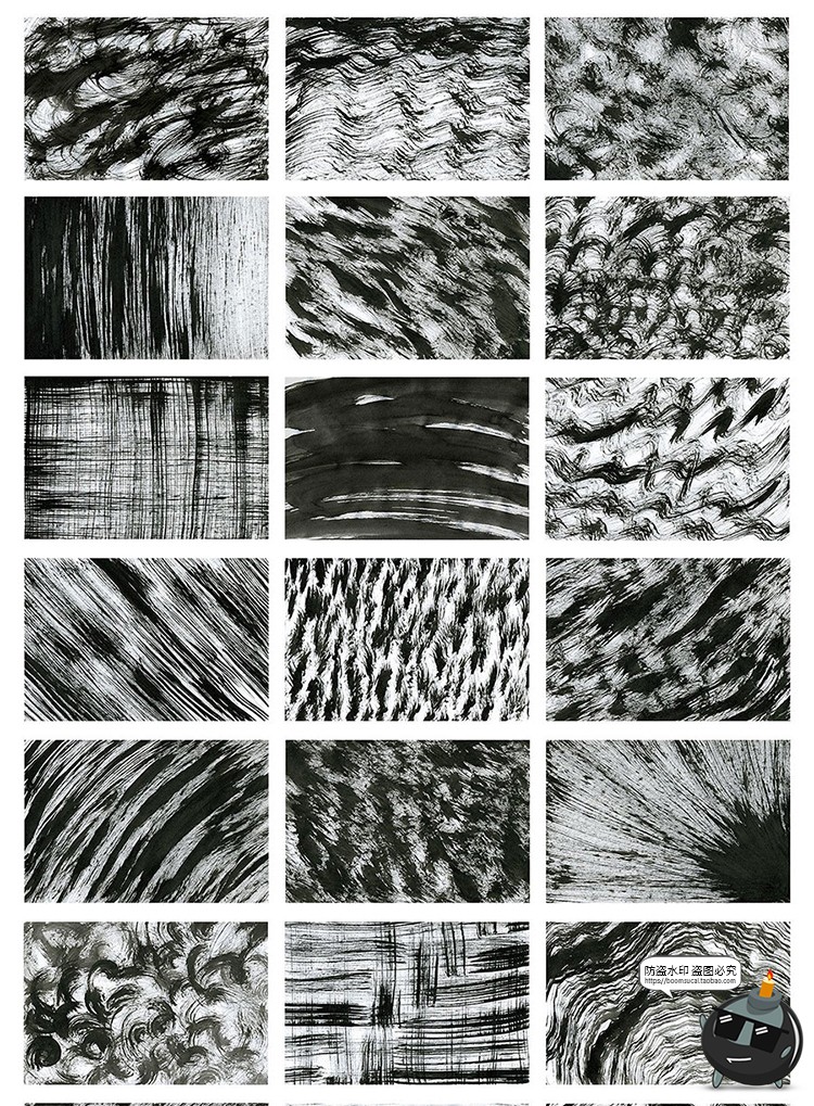 图片[2]-90个嘈杂潮流质感磨痕粗犷粗糙背景海报包装纹理底纹JPG图片素材-设计猿