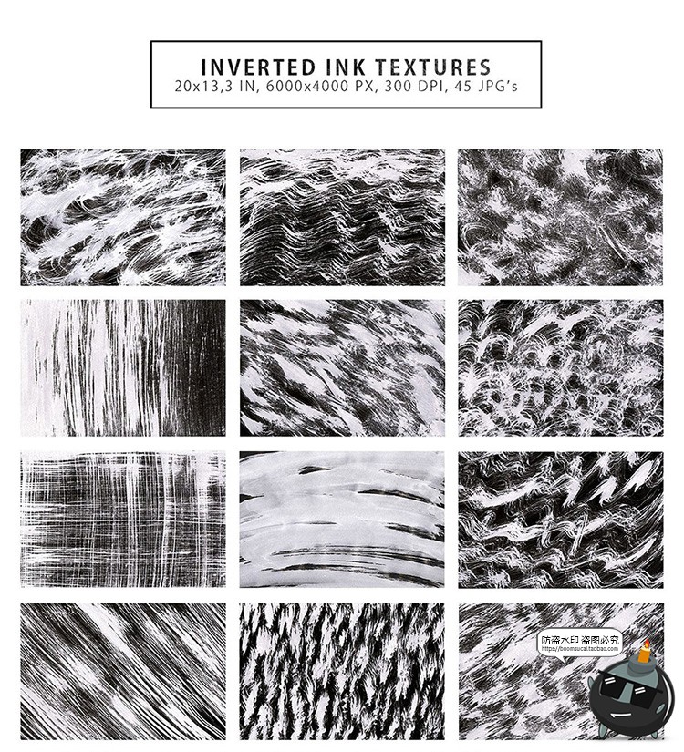 图片[4]-90个嘈杂潮流质感磨痕粗犷粗糙背景海报包装纹理底纹JPG图片素材-设计猿