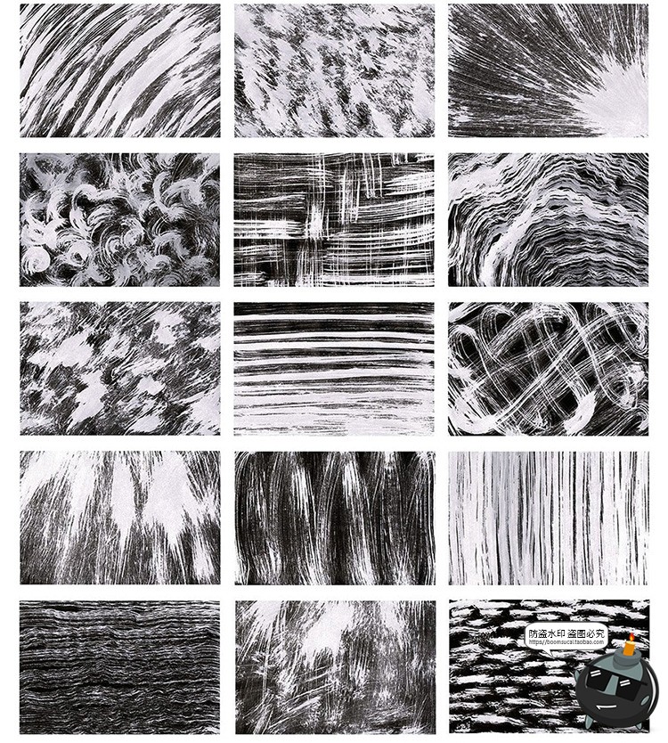 图片[5]-90个嘈杂潮流质感磨痕粗犷粗糙背景海报包装纹理底纹JPG图片素材-设计猿