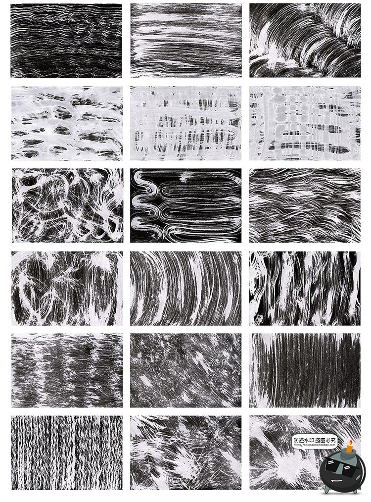 图片[6]-90个嘈杂潮流质感磨痕粗犷粗糙背景海报包装纹理底纹JPG图片素材-设计猿