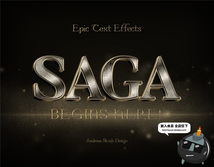 图片[5]-恐怖阴森森林鬼屋惊悚海报字体特效图层ASL样式PSD模板设计PS素材-设计猿