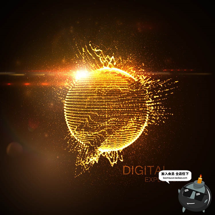 图片[5]-光效地球球体线条眩光粒子炫光光科技亮光AI矢量特效素材背景底纹-设计猿