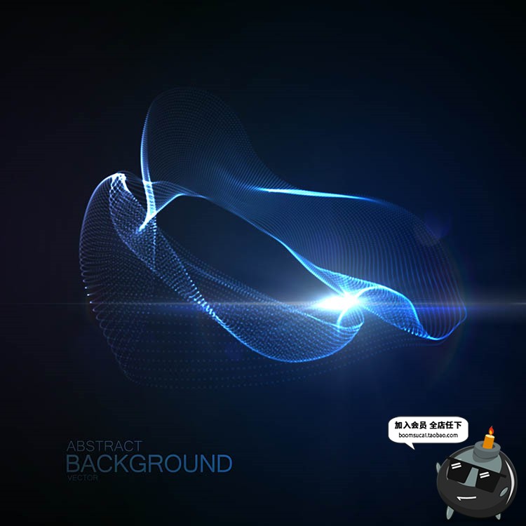 图片[22]-光效地球球体线条眩光粒子炫光光科技亮光AI矢量特效素材背景底纹-设计猿