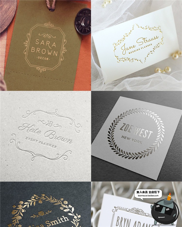 图片[3]-欧式花纹边框店铺图标标志品牌AI矢量PNG标志LOGO模板PSD设计素材-设计猿