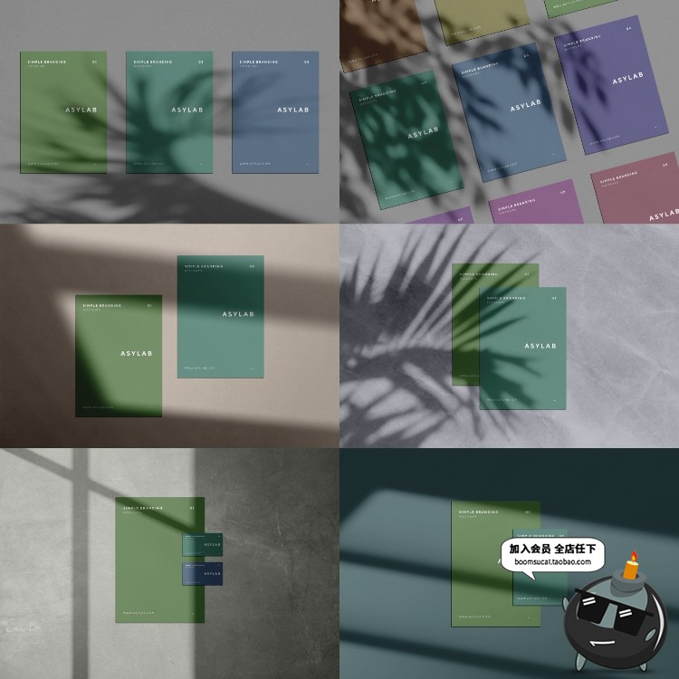 图片[5]-创意花卉植物叶子剪影阴影影子形状装饰元素PNG免抠PSD模板PS素材-设计猿