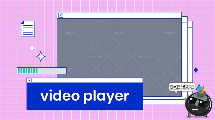 图片[9]-电脑窗口界面复古趣味流行边框海报横幅封面排版边框PSD模板素材-设计猿