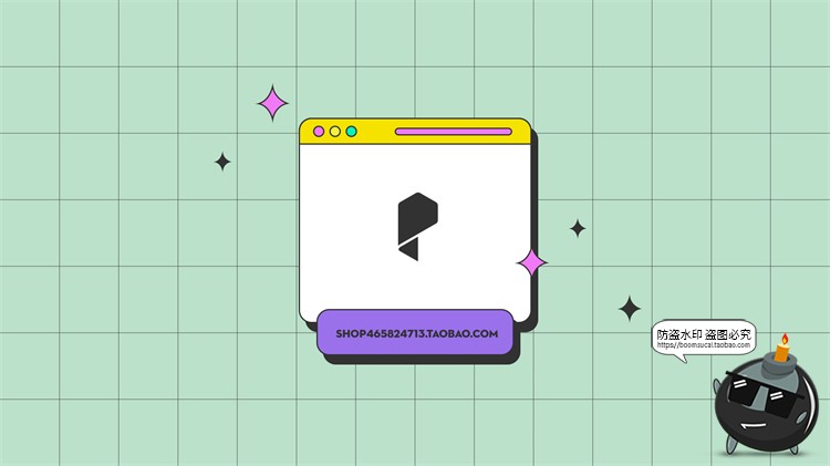 图片[21]-电脑窗口界面复古趣味流行边框海报横幅封面排版边框PSD模板素材-设计猿