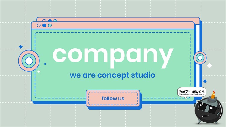 图片[23]-电脑窗口界面复古趣味流行边框海报横幅封面排版边框PSD模板素材-设计猿