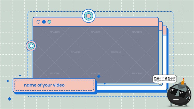 图片[24]-电脑窗口界面复古趣味流行边框海报横幅封面排版边框PSD模板素材-设计猿