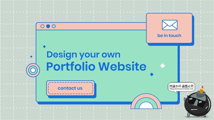 图片[28]-电脑窗口界面复古趣味流行边框海报横幅封面排版边框PSD模板素材-设计猿