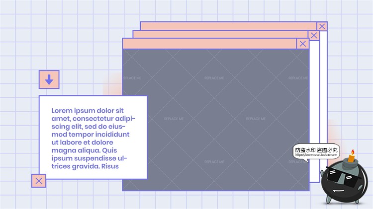 图片[45]-电脑窗口界面复古趣味流行边框海报横幅封面排版边框PSD模板素材-设计猿