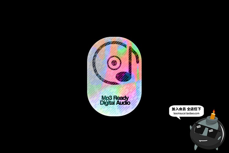 图片[8]-潮流镭射全息彩虹色粉色渐变不干胶贴纸标签免扣PNG图片设计素材-设计猿