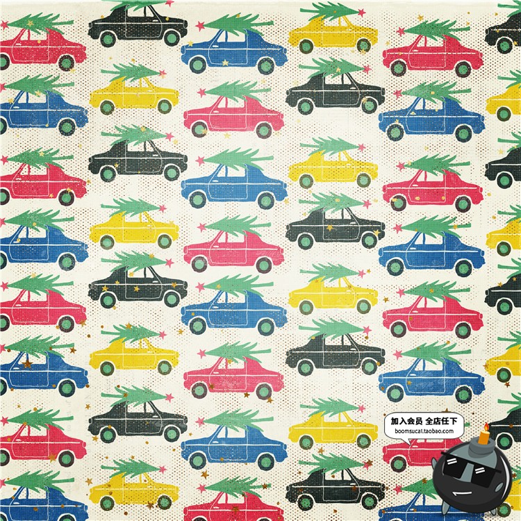 图片[2]-圣诞主题礼品糖果礼物礼盒外包装纸张外观图案纹理JPG高清PS素材-设计猿