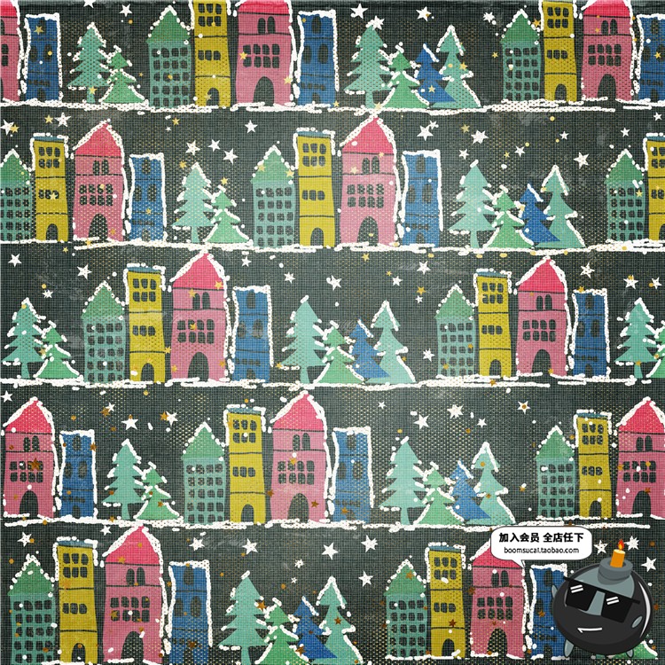 图片[11]-圣诞主题礼品糖果礼物礼盒外包装纸张外观图案纹理JPG高清PS素材-设计猿